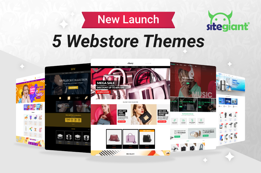 5 new webstore themes