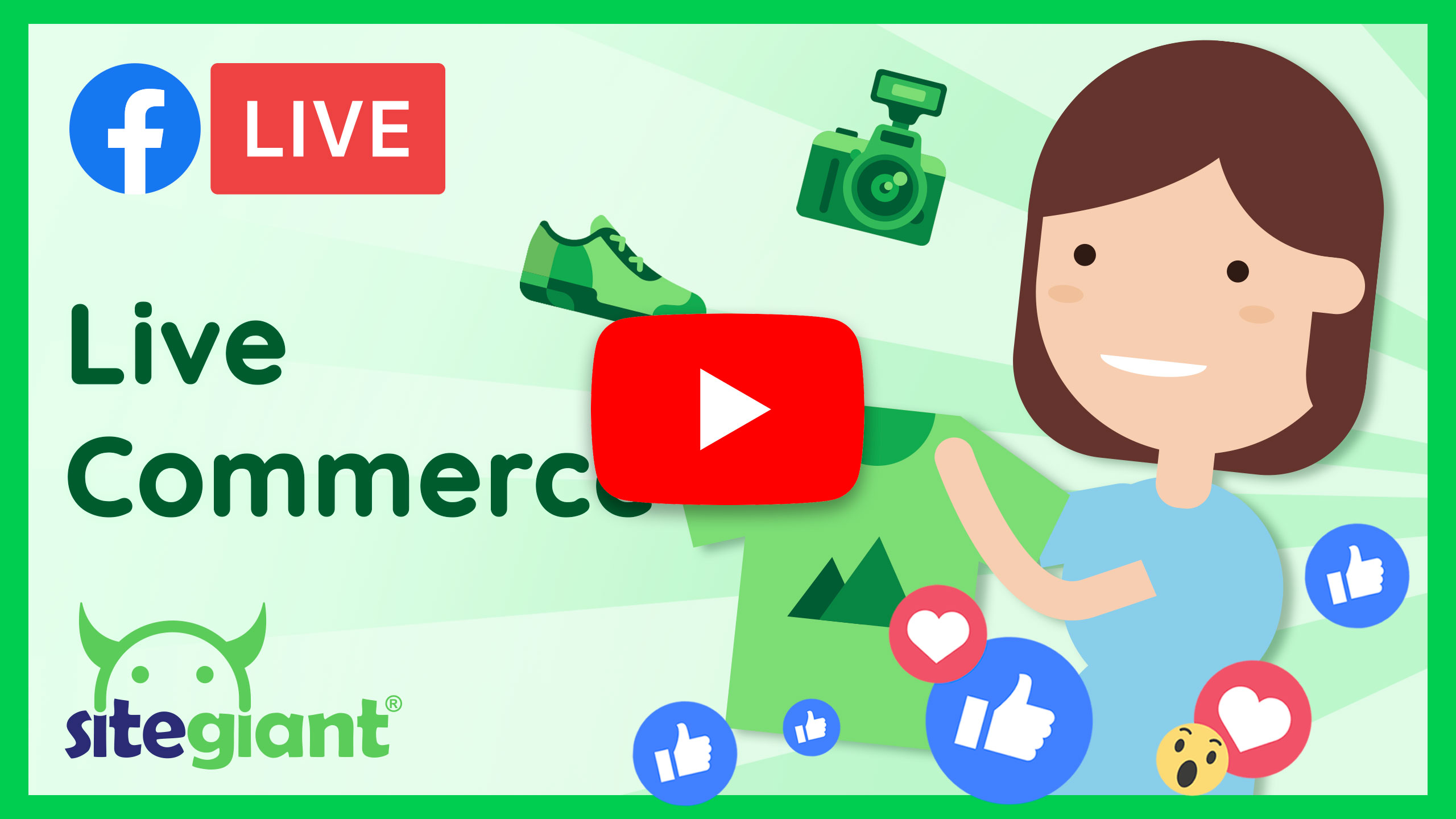 Live commerce video