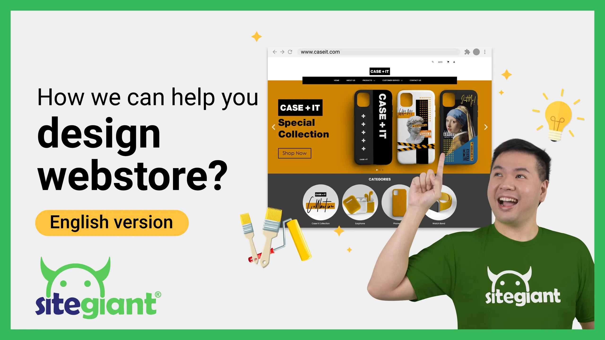 Webstore Design & Maintenance Service - SiteGiant