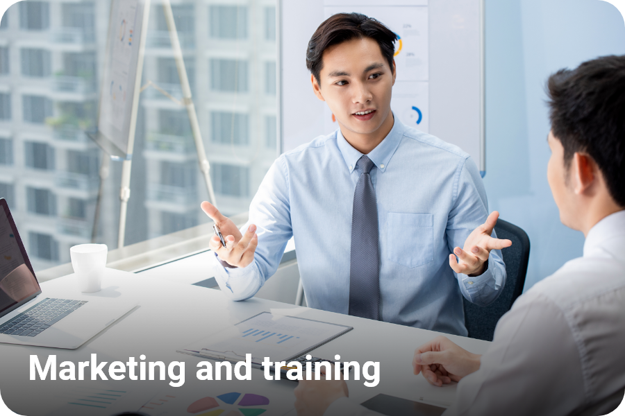 Marketing and training
