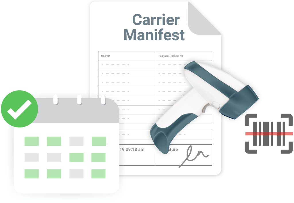 SiteGiant carrier manifest to help shopee sellers ship on time.