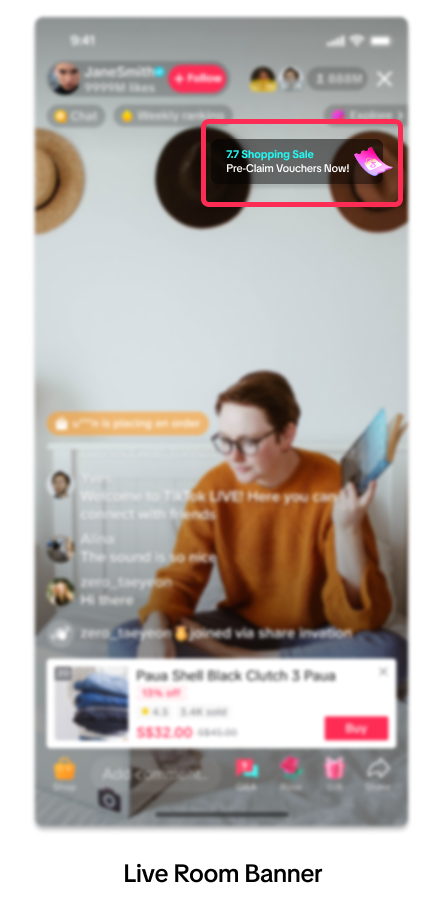 tiktok live bundle deal to draw in shoppers.