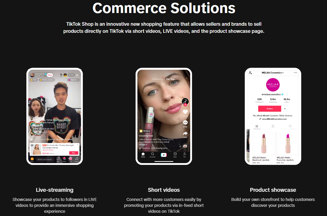 TikTok Shop one of the top ecommerce marketplaces in malaysia.