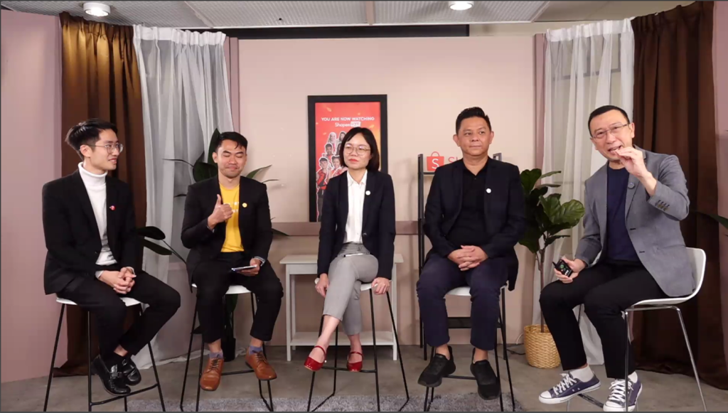 panellists are having discuss during the Shopee Seller Summit 2025