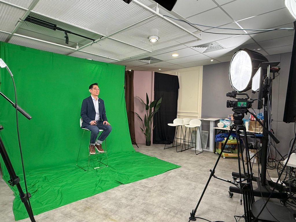 Presenting behind the scene