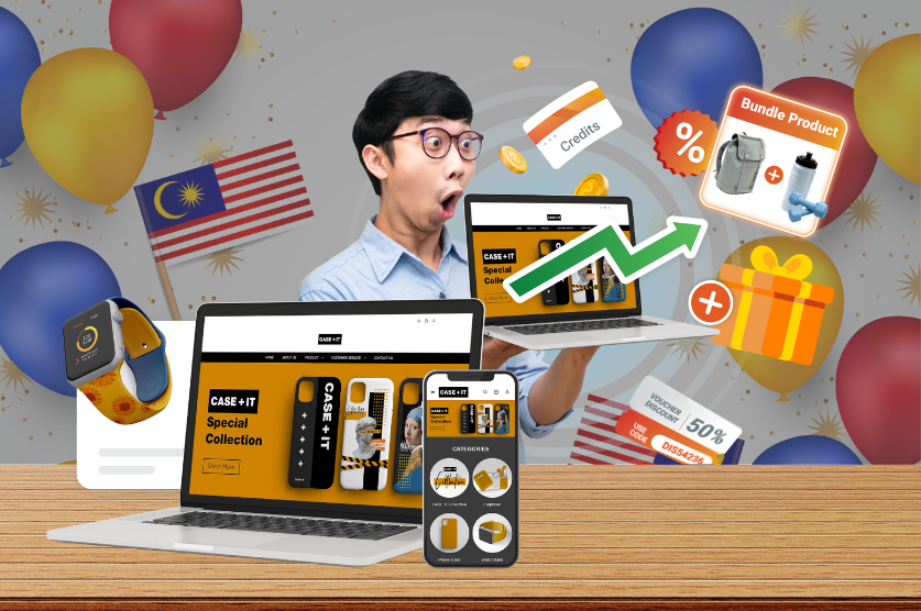 SiteGiant webstore builder with marketing tools